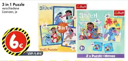 TEDi Trefl 3 in 1 Puzzle Angebot