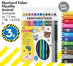 TEDi Eberhard Faber Filzstifte Animal Angebot