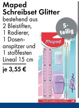 TEDi Maped Schreibset Glitter Angebot