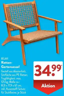 Aldi Süd Belavi rattan gartensessel Angebot