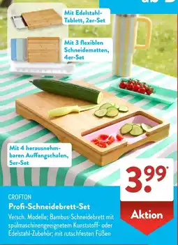 Aldi Süd CROFTON Profi-Schneidebrett-Set Angebot