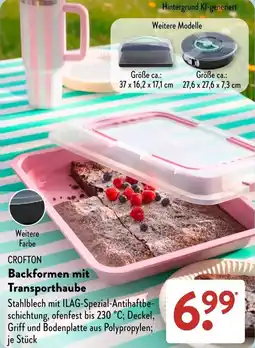 Aldi Süd CROFTON Backformen mit Transporthaube Angebot