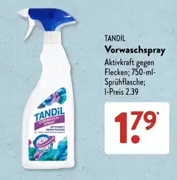 Aldi Süd TANDIL Vorwaschspray Angebot