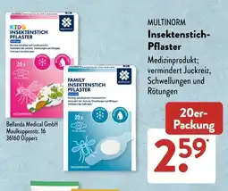 Aldi Süd MULTINORM Insektenstich Pflaster Angebot