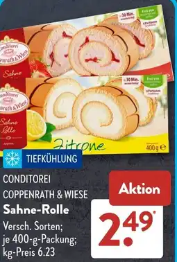 Aldi Süd Sahne-Rolle Angebot