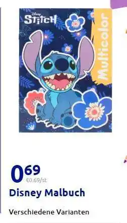 Action Disney Malbuch Angebot