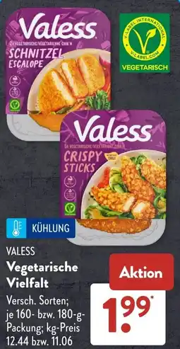 Aldi Süd Valess vegetarische vielfalt Angebot