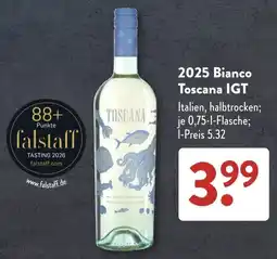 Aldi Süd 2025 Bianco Toscana IGT Angebot