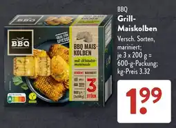Aldi Süd BBQ Grill- Maiskolben Angebot