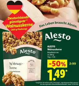 Lidl ALESTO Walnusskerne Angebot