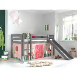 Netto Marken-Discount Spielbett Pino inkl. Rutsche mit Textilset Vorhang versch. Designs Angebot