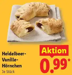 Lidl Heidelbeer Vanille Hörnchen Angebot