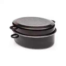 Netto Marken-Discount Bräter emailliert mit Edelstahlrand, geeignet für alle Herdarten inkl. Induktion - 42 cm Angebot