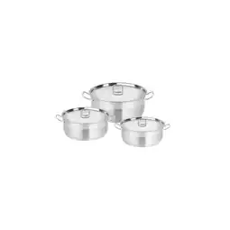 Netto Marken-Discount Vitalia 6-teiliges Edelstahl-Kochtopfset - 3 Töpfe mit Deckel Angebot
