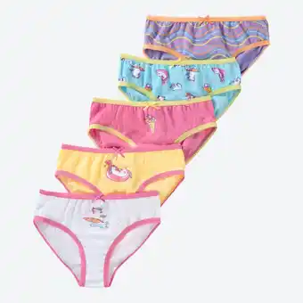 NKD Kinder-Mädchen-Slip aus Baumwolle, 5er-Pack Angebot