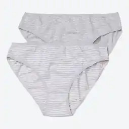 NKD Damen-Minislip mit hohem Baumwollanteil, 2er-Pack Angebot