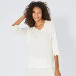 NKD Damen-Homewear-Oberteil im Ajour-Strick-Design Angebot