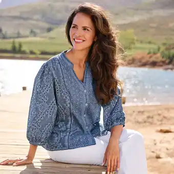 NKD Damen-Bluse mit Stickerei Angebot