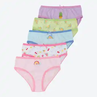 NKD Kinder-Mädchen-Slips in verschiedenen Farben, 5er-Pack Angebot
