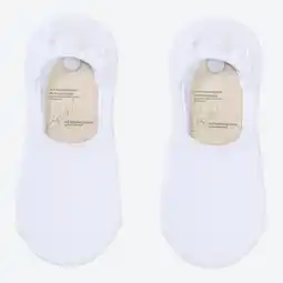 NKD Damen-Antislip-Sneaker-Socken mit Silikoneinsatz, 2er-Pack Angebot