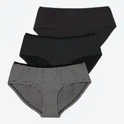 NKD Damen-Panty mit hohem Baumwollanteil, 3er-Pack Angebot