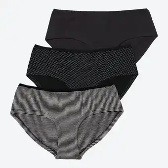 NKD Damen-Panty mit hohem Baumwollanteil, 3er-Pack Angebot