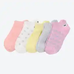 NKD Kinder-Sneaker-Socken mit 3D-Effekten, 5er-Pack Angebot