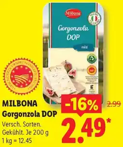 Lidl MILBONA Gorgonzola DOP Angebot