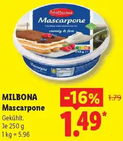 Lidl MILBONA Mascarpone Angebot