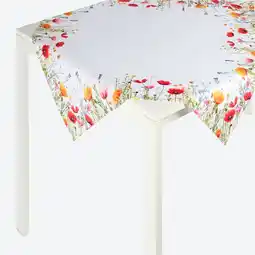 NKD Mitteldecke mit Mohnblumen-Motiv, ca. 80x80 cm Angebot
