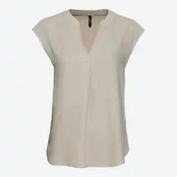 NKD Damen-T-Shirt aus Viskose-Leinen-Mix Angebot