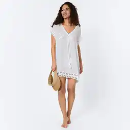 NKD Damen-Strandkleid in Häkeloptik Angebot
