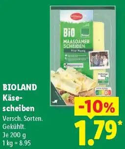 Lidl BIOLAND Käsescheiben Angebot