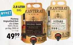 CITTI Markt Planteray Original Dark Rum eller 3 Stars Angebot