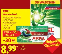 Lidl ARIEL Waschmittel Angebot