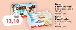CITTI Markt Ferrero Kinder Choco fresh Angebot
