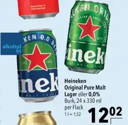 CITTI Markt Heineken Original Pure Malt Lager Angebot