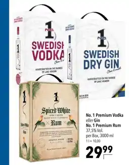 CITTI Markt No. 1 Premium Vodka eller Gin Angebot