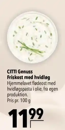 CITTI Markt CITTI Genuss Friskost med hvidløg Angebot