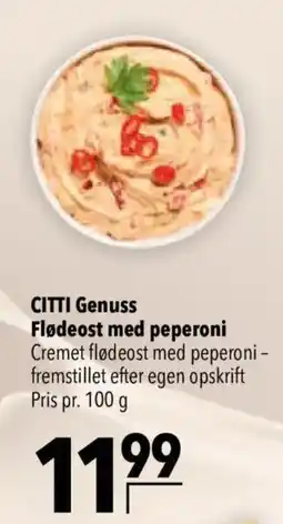 CITTI Markt CITTI Genuss Flødeost med peperoni Angebot