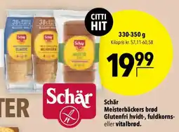 CITTI Markt Schär Meisterbäckers brød Angebot