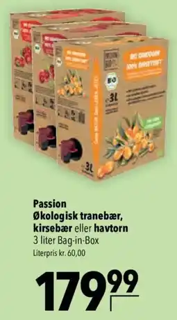 CITTI Markt Passion Økologisk tranebær, kirsebær eller havtorn Angebot