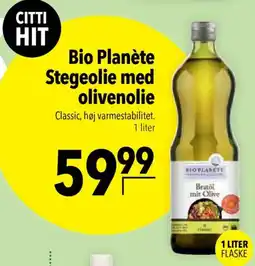 CITTI Markt Bio Planète Stegeolie med olivenolie Angebot