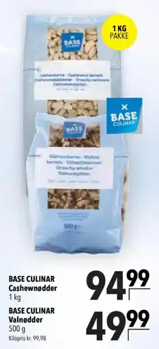 CITTI Markt BASE CULINAR Cashewnødder Angebot