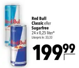 CITTI Markt Red Bull Classic eller Sugarfree Angebot