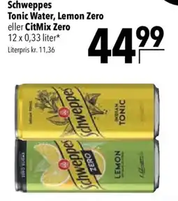 CITTI Markt Schweppes Tonic Water, Lemon Zero Angebot