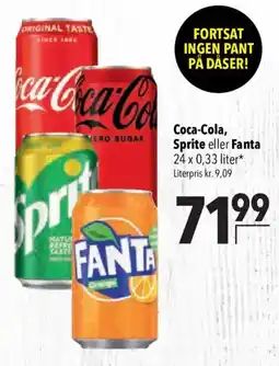 CITTI Markt Coca-Cola, Sprite eller Fanta Angebot