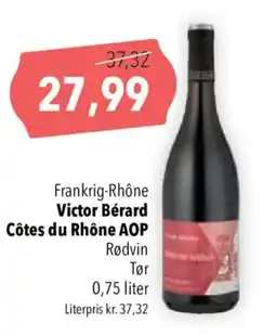 CITTI Markt Frankrig-Rhône Victor Bérard Côtes du Rhône AOP Rødvin Angebot