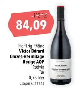CITTI Markt Frankrig-Rhône Victor Bérard Crozes-Hermitage Rouge AOP Rødvin Angebot