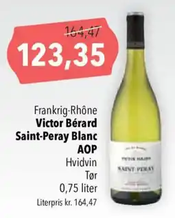CITTI Markt Frankrig-Rhône Victor Bérard Saint-Peray Blanc AOP Hvidvin Angebot
